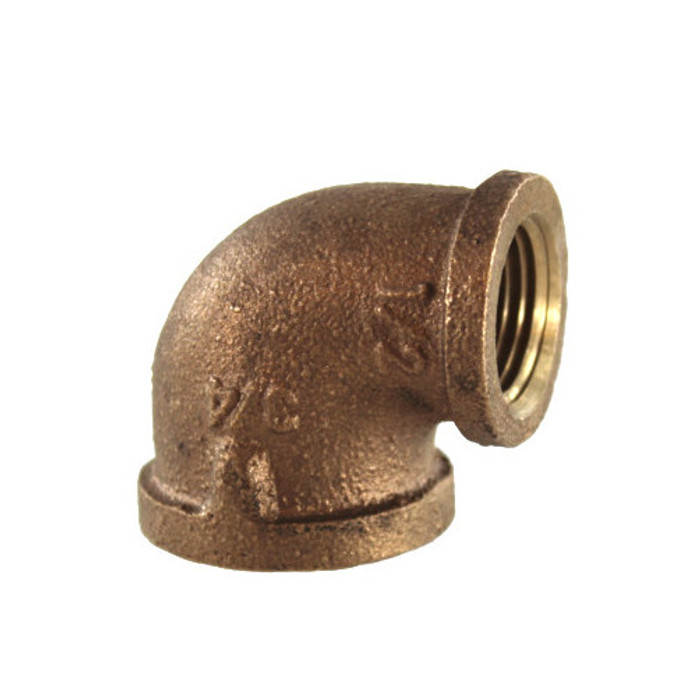 3/4" X 1/2" Brass Pipe Reducing Elbow