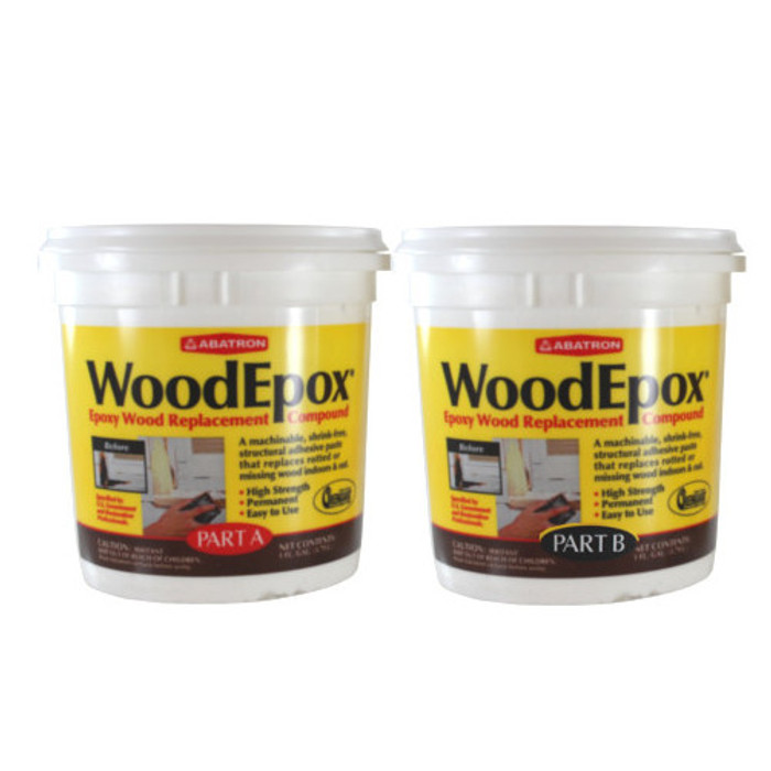 2 Part (A & B - 1 Gallon Each) Wood Epoxy Kit