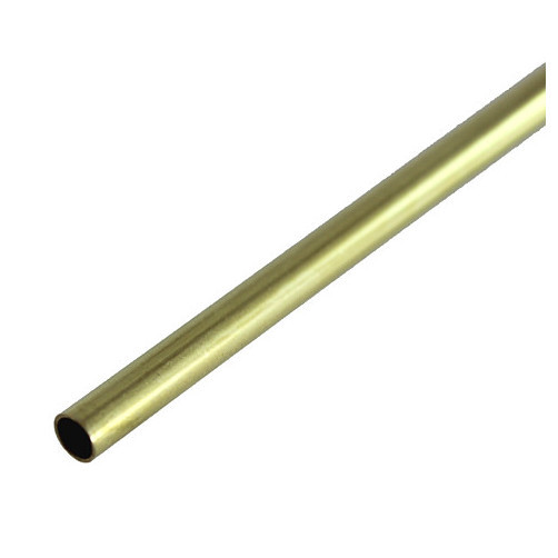 21/32" X 12" X .014 Brass Tube