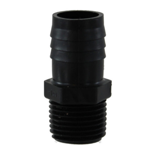 3/4" Hose X 1/2" Male Pipe Poly Connector