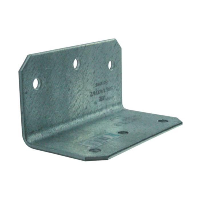 (12 Gauge) Galvanized 2" X 4" L-Bracket