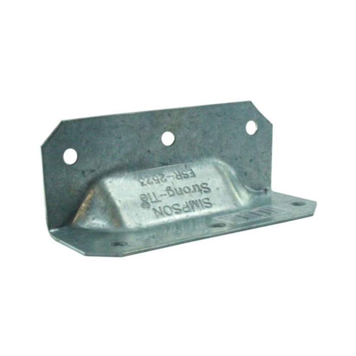 (18 Gauge) Galvanized 1-1/4" X 3-1/4" Reinforced Gusset Angle