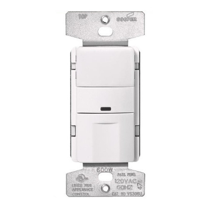 White Occupancy Sensor Switch (Automatic On)