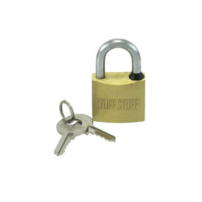 1" Brass Padlock Keyed Alike