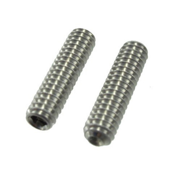 1/2"-13 X 1-1/4" Stainless Steel Cup-Point Socket Set Screws (Pack of 12)