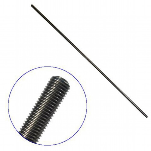 7/8"-9 X 6' Stainless Steel Threaded Rod