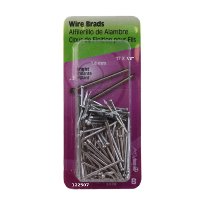 # 17 X 7/8" Wire Brads (2 oz. Pack)