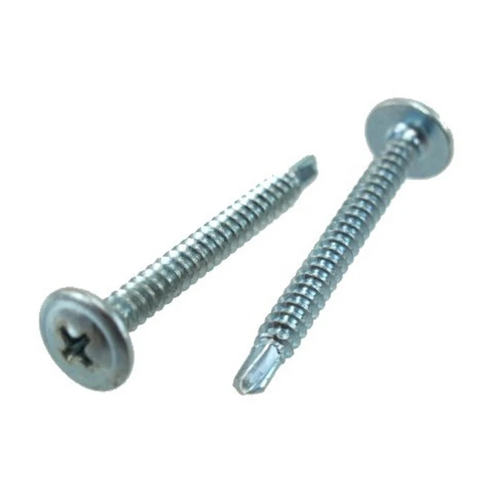 # 8 X 1/2" Zinc Plated Modified Truss Head Phillips Drill & Tap Screws (Case of 10,000)