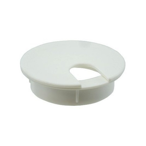 1-3/4" White Computer Grommet