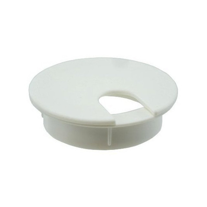 1-3/4" White Computer Grommet