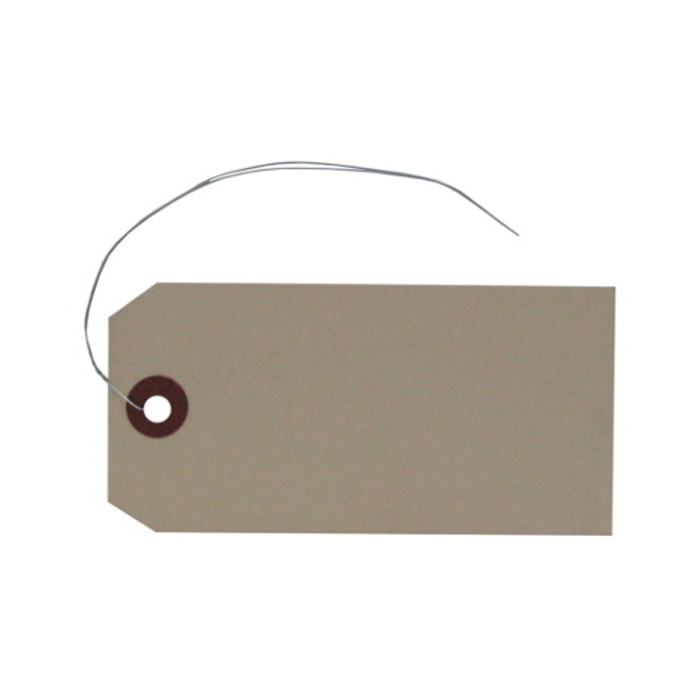 3-3/4" Manila Twist Tie Tag