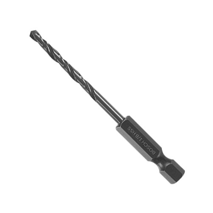 1/8" Impact Tough Hex Shank Drill Bit