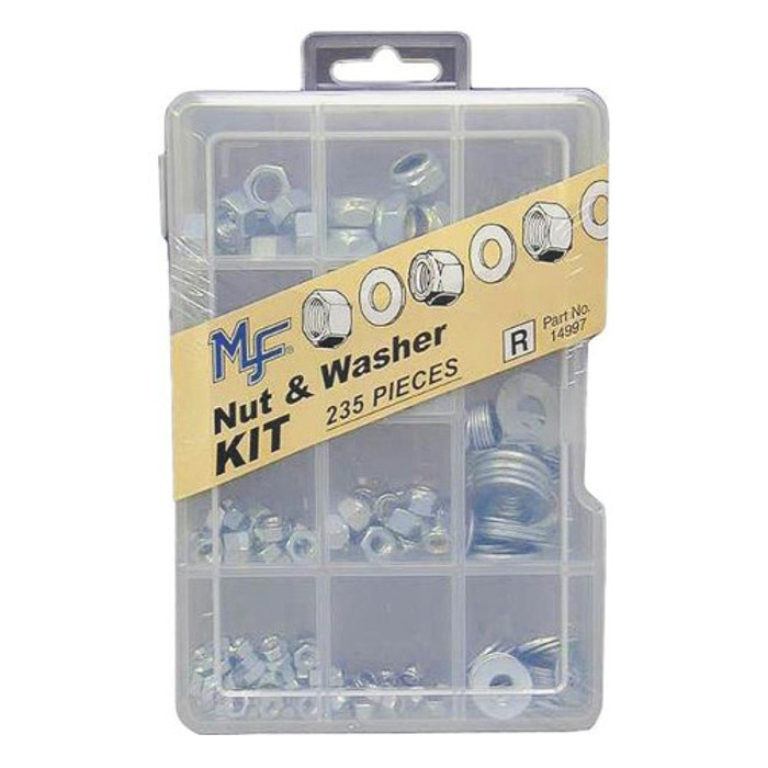 Assorted Nut And Washer Kit (235 Piece Kit)