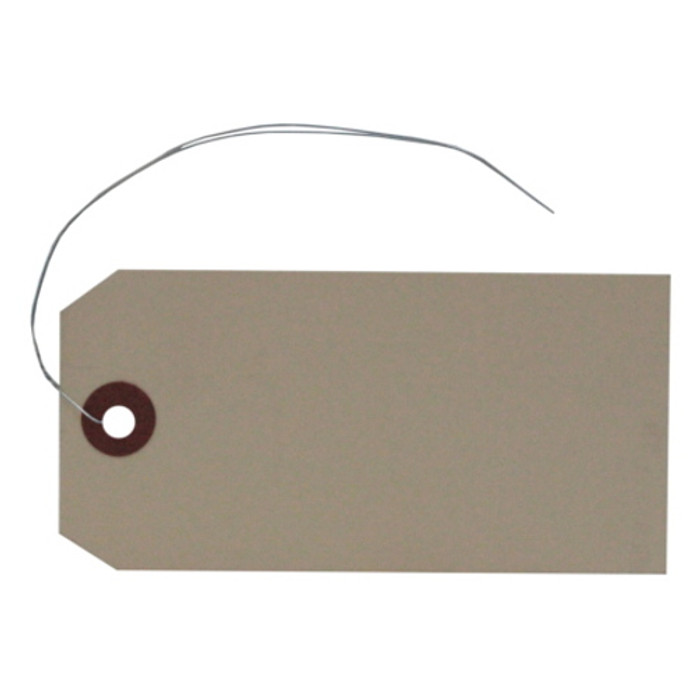 4-3/4" Manila Twist Tie Tag
