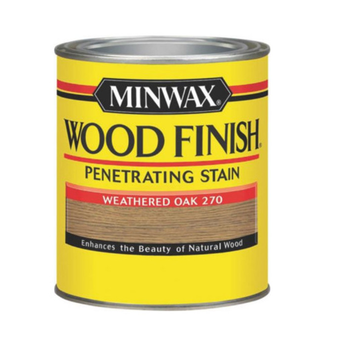 Minwax Wood Finish Quart Weathered Oak Penetrating Stain