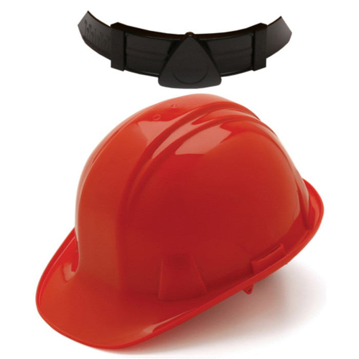 Red Ratcheting Hard Hat