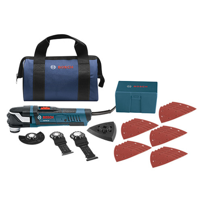 Bosch 4.0A Starlock Oscillating Multi-Tool 30 Piece Kit