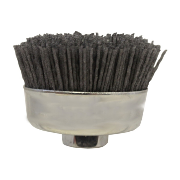 Gray Nyalox 3" 80G Coarse Cup Wheel With 5/8-11 Arbor