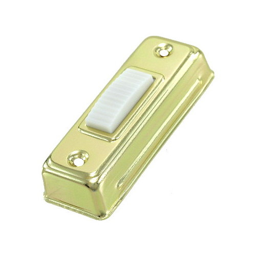 Lighted Pearl Rectangular Push Button