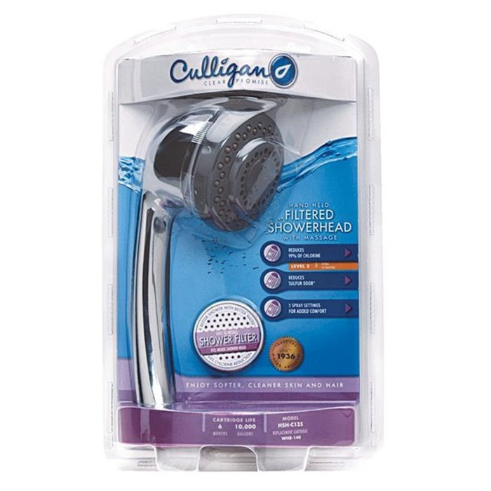 5-Way Chrome Hand Held Filtered Shower Massager