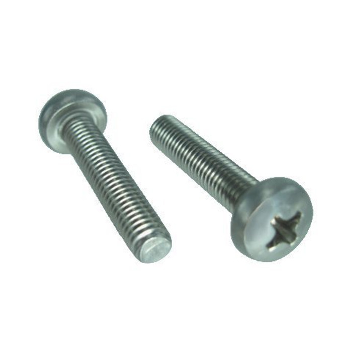 8 mm X 1.25-Pitch X 20 mm Stainless Steel Pan Head Phillips Metric Machine Screws (Pack of 12)
