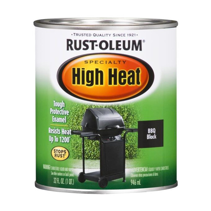Quart BBQ-Black High Heat Enamel Paint