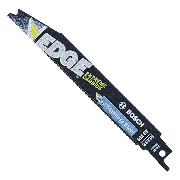 6" X 18T Carbide-Tooth Edge Stainless Steel Reciprocating Saw Blade