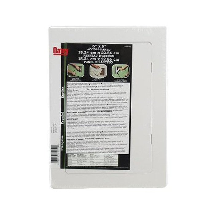 6" X 9" White Plastic Access Door