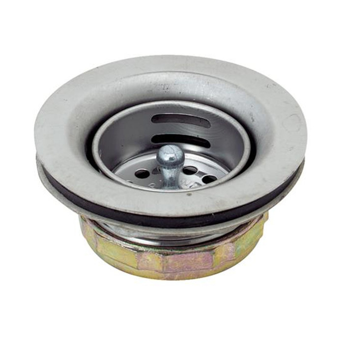 2" Duo Chrome Basket Strainer Assembly