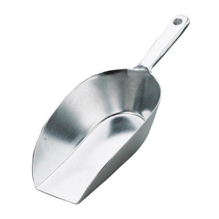 12-1/4" Aluminum Flat Bottom Scoop