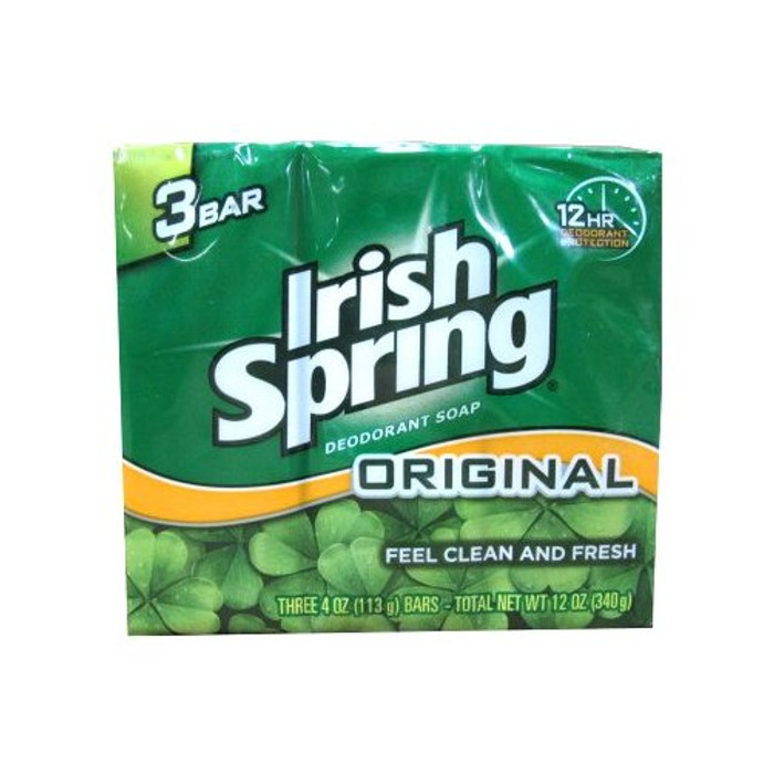 3.75 oz. Irish Spring Soap Bars (Pack of 3)