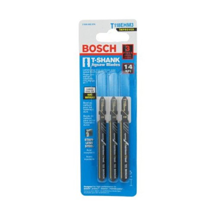 14T Jigsaw Blades - For Stainless Steel (Pack of 3)
