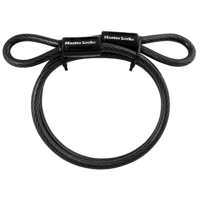 3/8" X 48" Braided Flexible Looped End Coated Cable