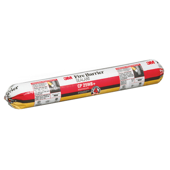 3M 20 oz. Red Fire Barrier Sealant CP-25WB+ Sausage