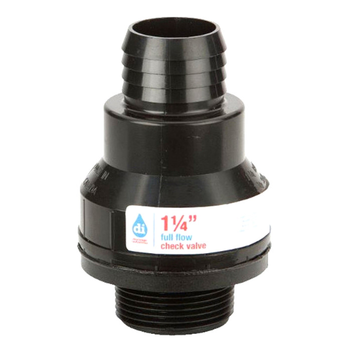 1-1/4" Sump Pump Check Valve