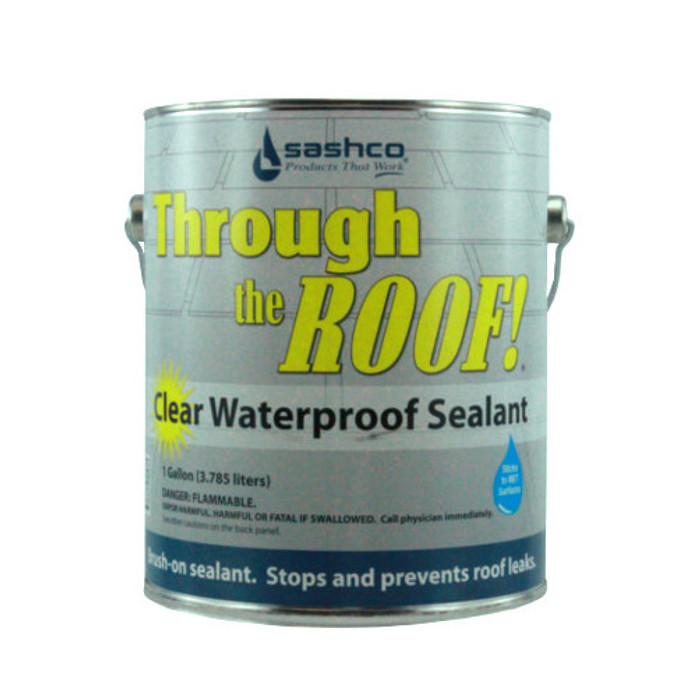 Gallon Through the Roof Clear Brushable Non-Asphalt Roof Sealant