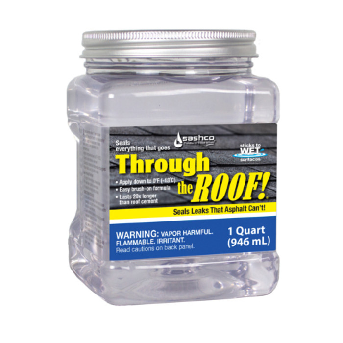 Quart Through the Roof Clear Brushable Non-Asphalt Roof Sealant