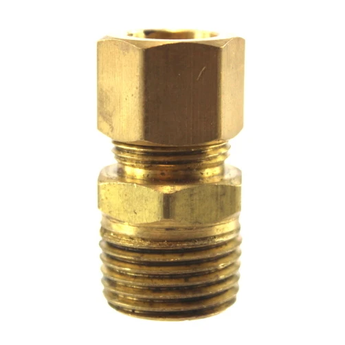 3/8" Tubing X 1/2" Male NPT Brass Compression Fitting