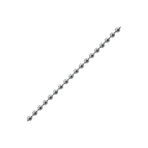#6 Stainless Steel Beaded Chain (Per ft.)