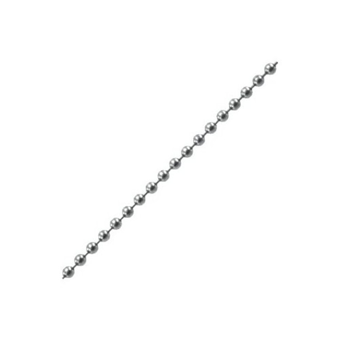 #6 Stainless Steel Beaded Chain (Per ft.)
