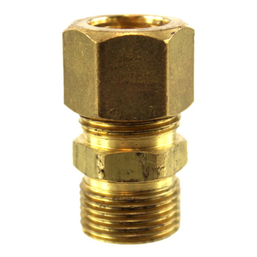 5/16" Tubing X 1/4" Male NPT Brass Compression Fitting