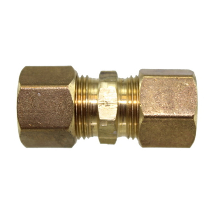 3/16" Brass Compression Union