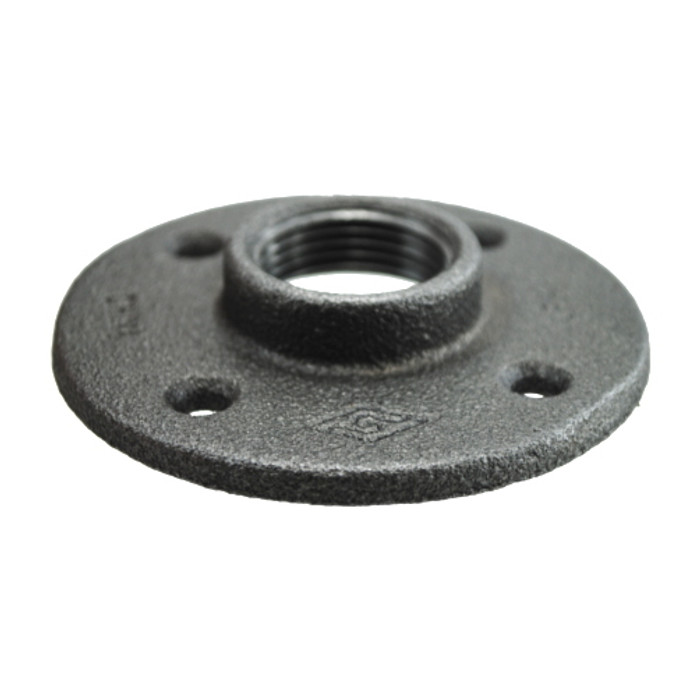 1-1/4" NPT Black Pipe Flange