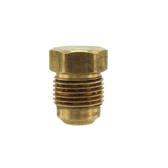 1/4" Brass Flare Plug
