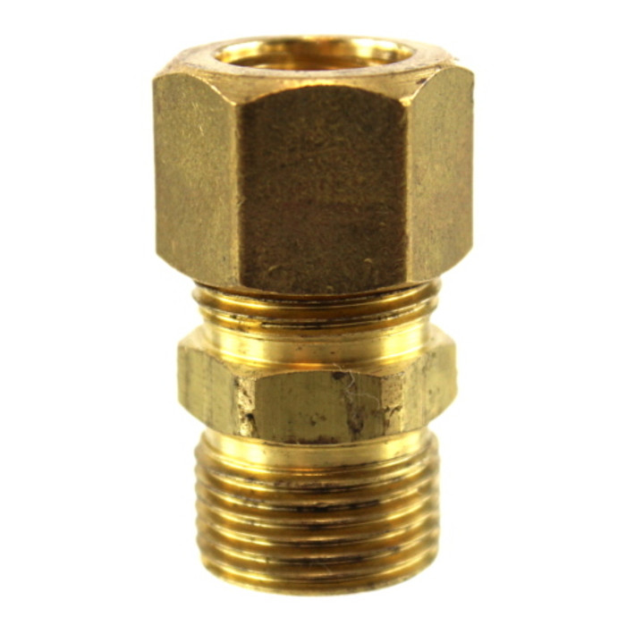 1/4" Tubing X 1/4" Male NPT Brass Compression Fitting