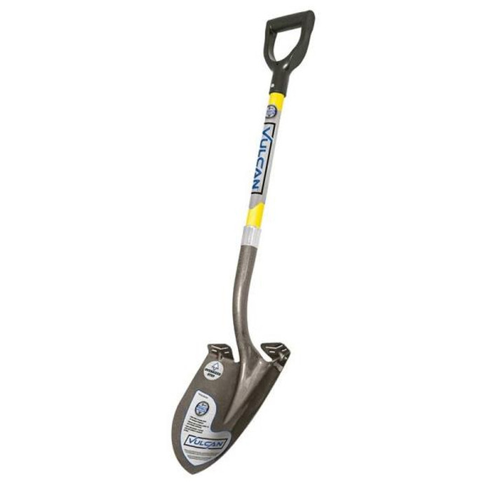 Fiberglass D-Handle Round Point Shovel