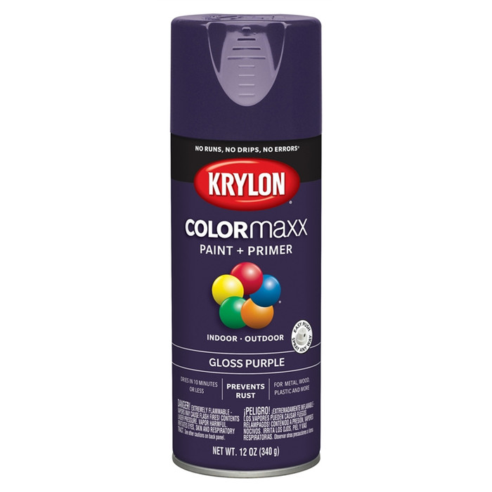 12 oz. Krylon ColorMaxx Gloss Purple Spray Paint