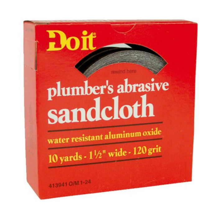 10 yds. Plumber's Sanding Cloth Roll