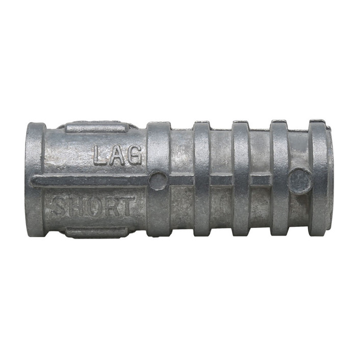 5/8" X 2" Short Lag Shields (Box of 25)