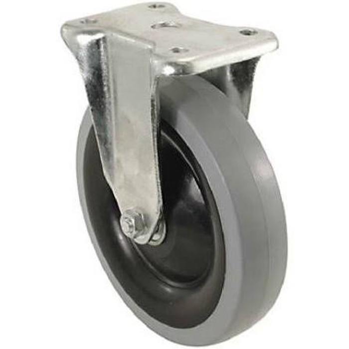 5" Rigid Non-Marring Plate Caster